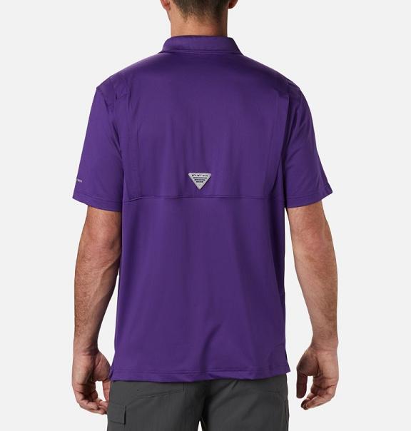 Columbia Collegiate Polo Purple For Men's NZ91527 New Zealand